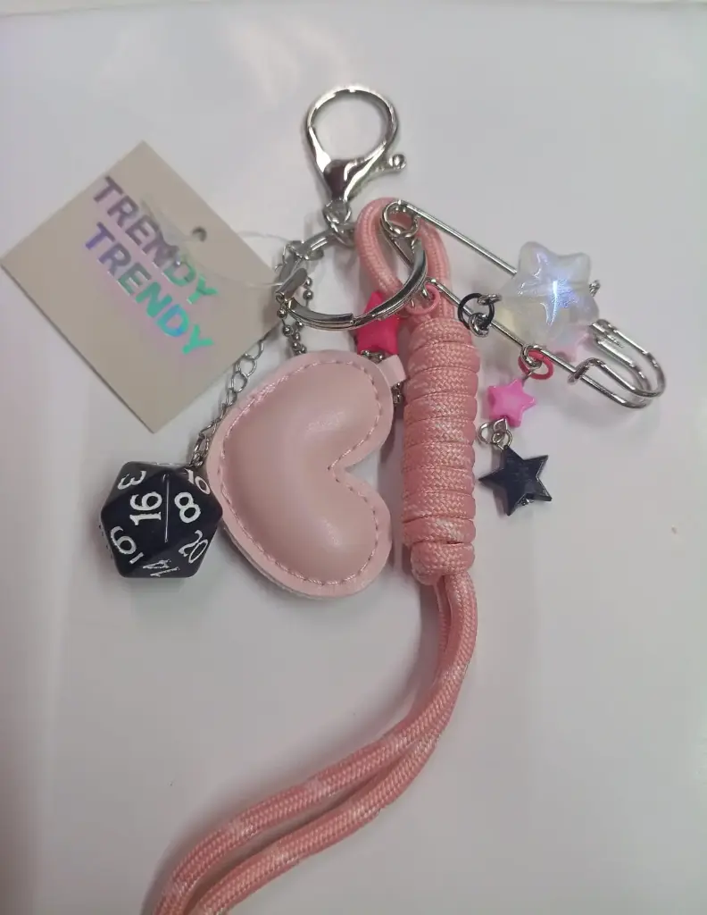 Llavero Trendy Corazon Rosa