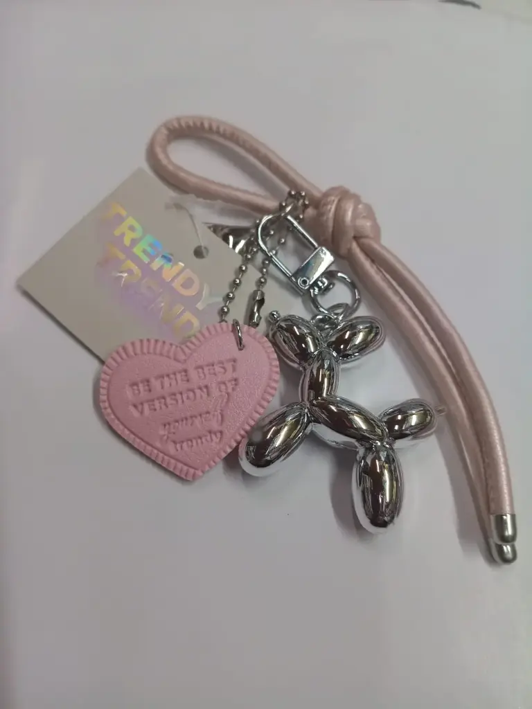 Llavero Trendy Globo Rosa