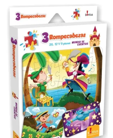 Rompecabezas Mundo de cuentos   +3+2 