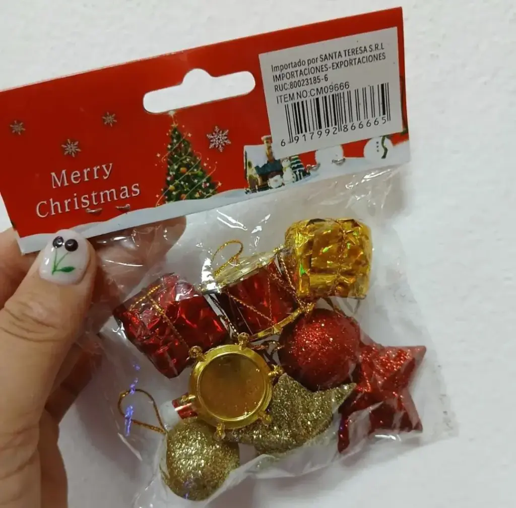 Adorno Navideño x6 Acc