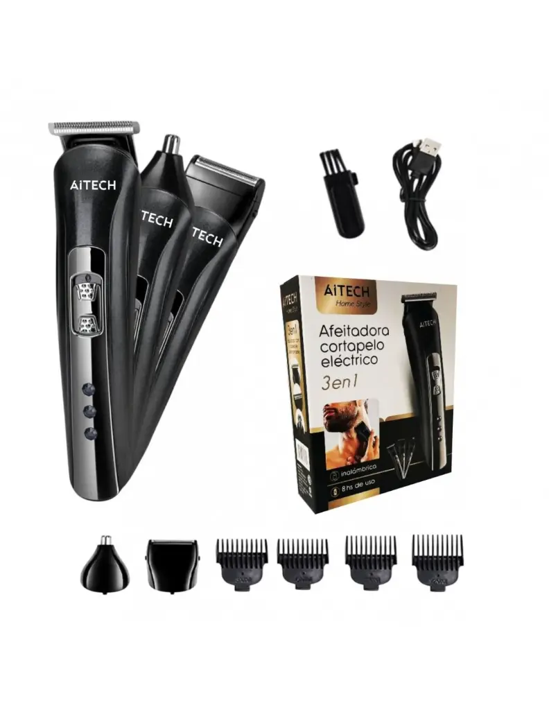 Afeitadora Aitech Hombre 3 en 1