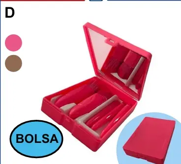 Set Brochas Con Espejo