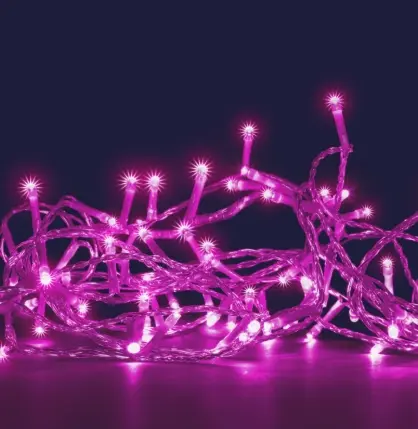 Luz Led x100 Rosa (ET0S)