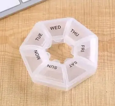 Pastillero Hexagonal