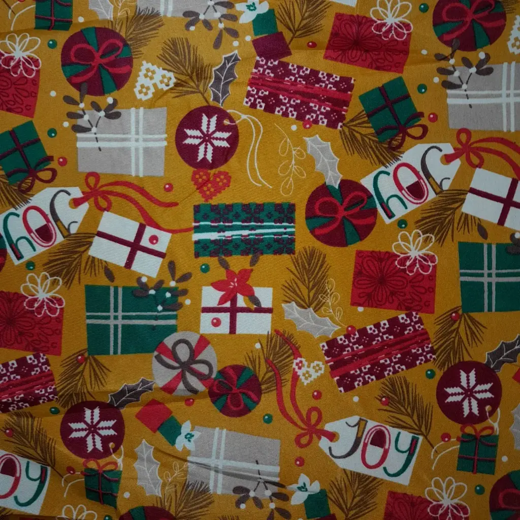 Tropical Mecanico Navideño Estampado 1.5Mts Ancho