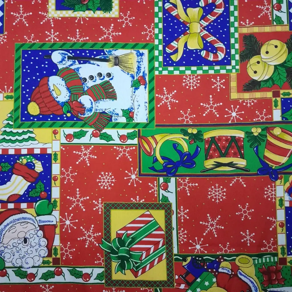 Tropical Mecanico Navideño Estampado 1.5Mts Ancho