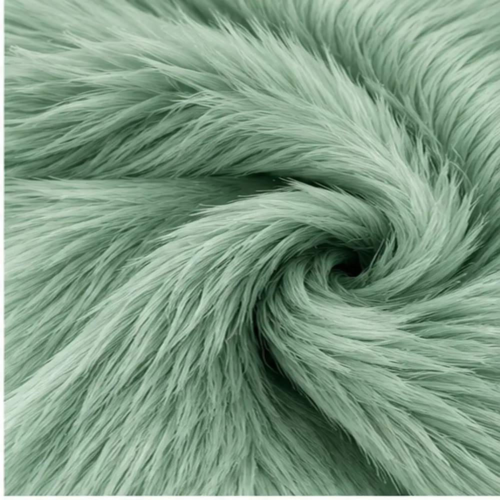 Pelo Largo Verde Malva 