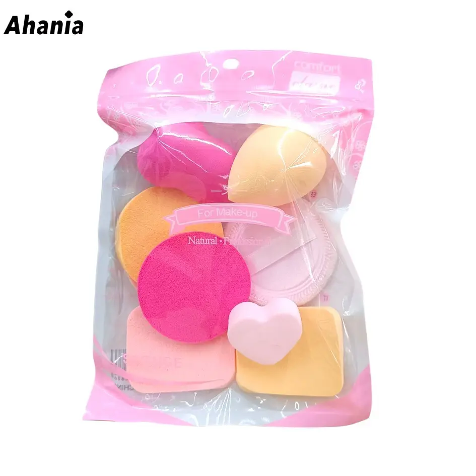 Esponja Maquillaje  x4 + Brocha Mini