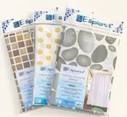 Cortina Baño Eliplast Doble ART 017