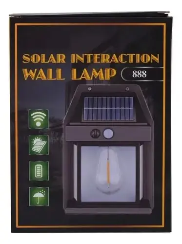 Lampara Solar Led Para Pared 