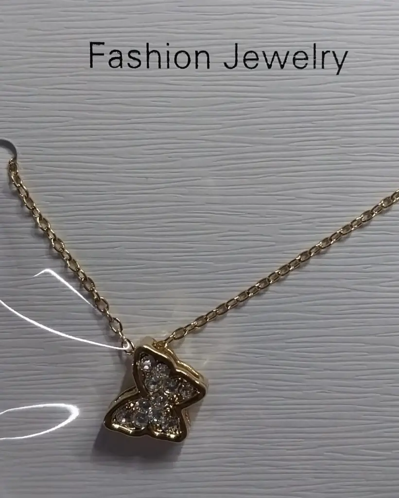 Cadenita + Dije Mariposa Fashion Jewelry