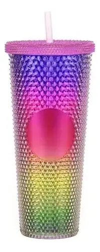 Vaso Arco Iris Plastico 700 ML