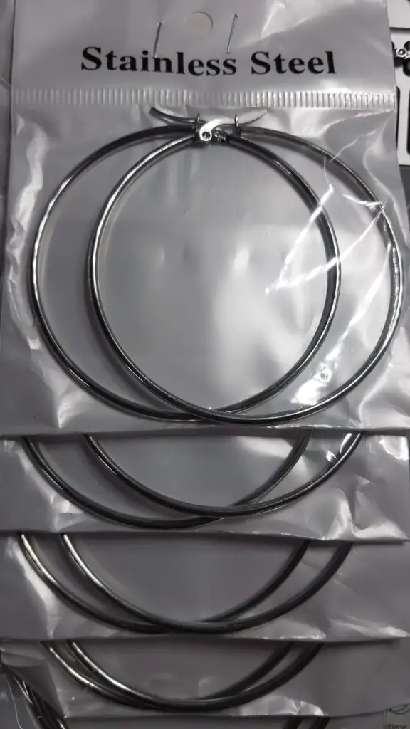 Aros Argolla Redonda Plateada G