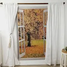 Cortina natural liviana 