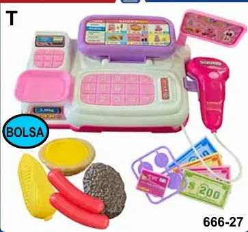 Caja Registradora a Pila C/Accesorios