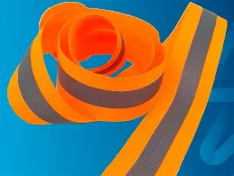 Cinta Reflectaria Naranja 2,5CM