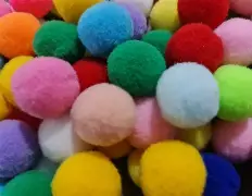 Pompon Mediano 20c/u 20mm x 100 Unid