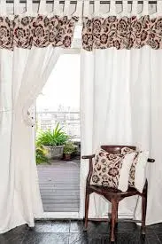 Cortina Julia Rustica con Faldon