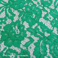 Reborde Parecido Al Encaje Verde