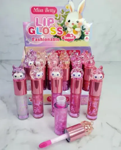 Lip Gloss Tapa Conejo