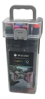 Marcadores Skycolor x12 Unidades