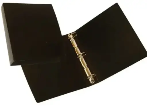 Carpeta N°3 Negra  PVC
