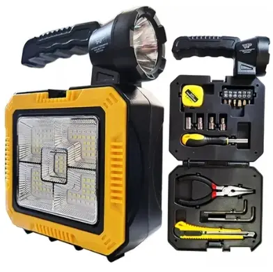 Lampara Solar + Caja de Herramientas  Incorporada NIV 189