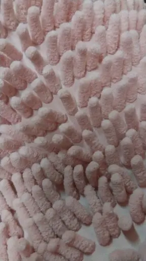 Alfombra Shaggy Rosa Bebe