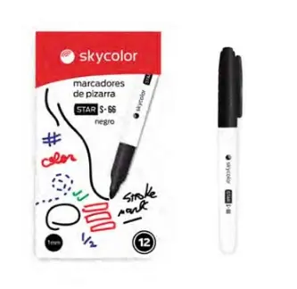 Marcador Permanente Negro