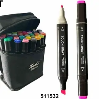 Plumones Doble Punta x36 Pcs