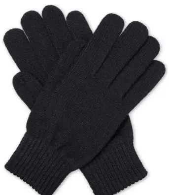 Guante Lana Negro
