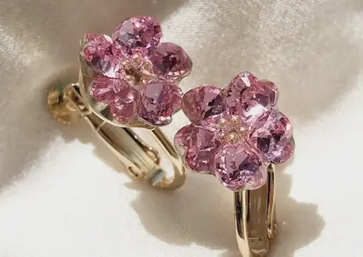Aros Flor Brillo