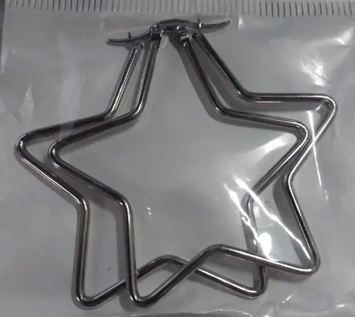 Aros Argolla Plateada con Forma G                                                                                                                                                                                                                                                                                                                                                                                                                                                                                                                              