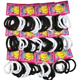 Colitas Blanca Y Negra PACK  (72 unidades )