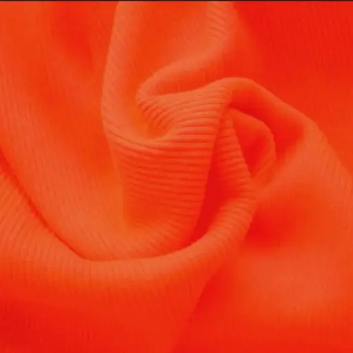 Morley Liso Lineas Finas Y Anchas Naranja 