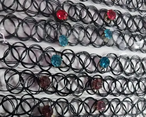 Choker Elastizado Con Strass