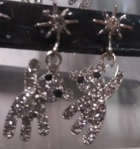 Aros Osito Con Strass