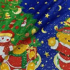 Mantel Navideño Con Brillo 2 mts 