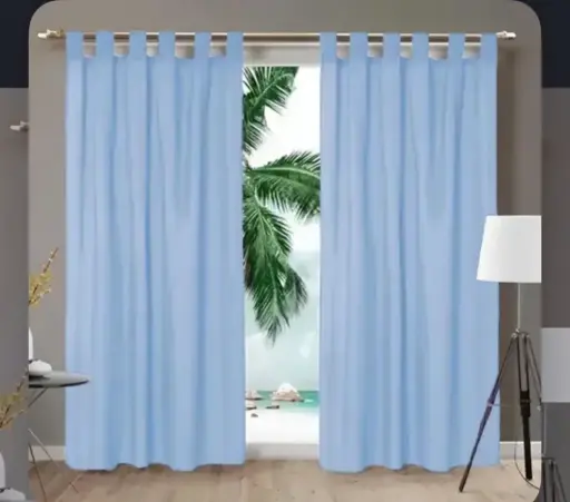 Cortina Tropical Larga Celeste1.40 x 2.00 mts 