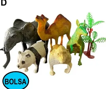 Animales x 5 Pcs 