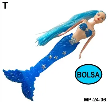 Muñeca Sirena 35 cm