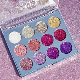 Paleta Glitters x8 sombras 