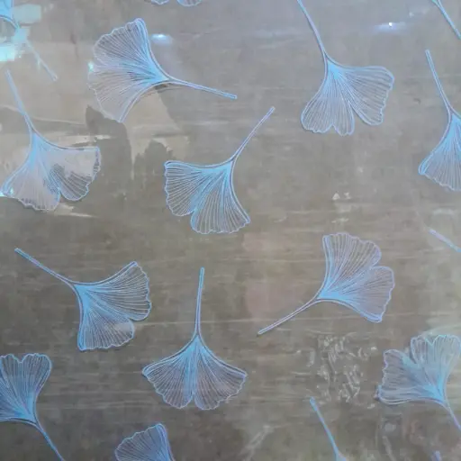 Hule Cristal Estampado