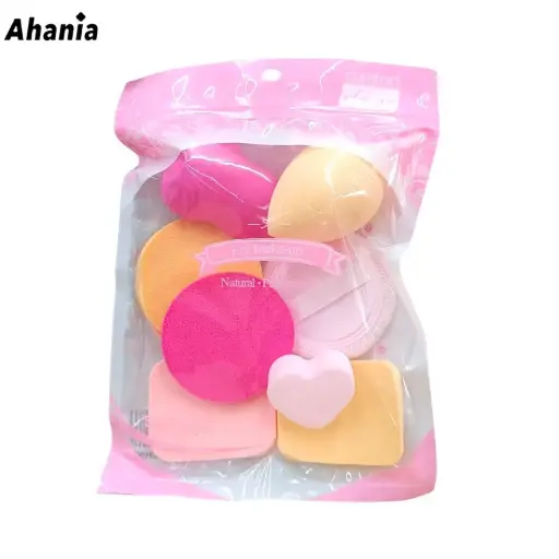 Esponja Maquillaje  x4 + Brocha Mini