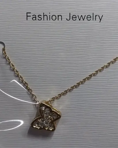 Cadenita + Dije Mariposa Fashion Jewelry
