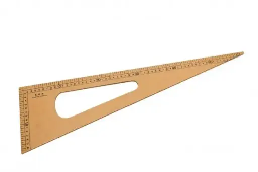 Regla Escuadra Modista Fibrofacil 0.60cm