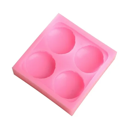 Molde Silicona x4 redondo