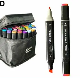 Plumones Doble Punta x 48 Pcs